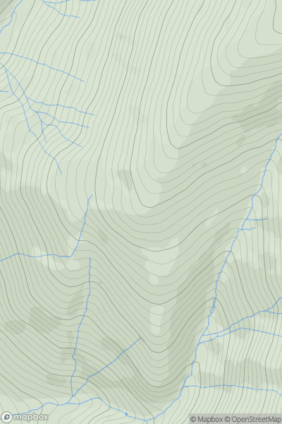 Thumbnail image for Stone Arthur showing contour plot for surrounding peak