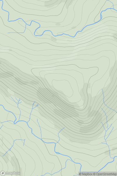 Thumbnail image for High House Bank showing contour plot for surrounding peak