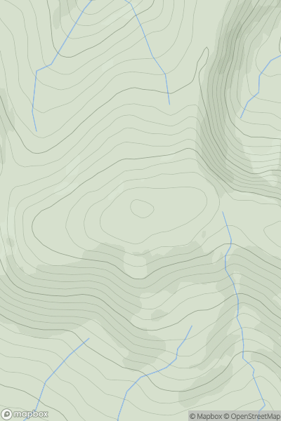 Thumbnail image for Grayrigg Forest showing contour plot for surrounding peak