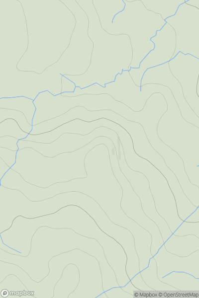 Thumbnail image for Great Ladstones showing contour plot for surrounding peak