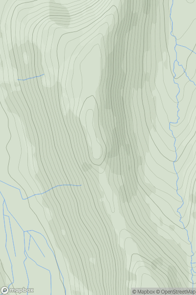 Thumbnail image for Steel Knotts (Pikeawassa - Steel Knotts) showing contour plot for surrounding peak