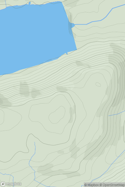 Thumbnail image for Hugh's Laithes Pike showing contour plot for surrounding peak