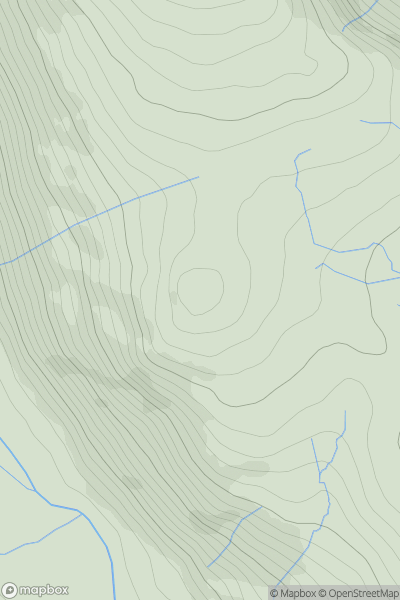 Thumbnail image for Todd Fell showing contour plot for surrounding peak