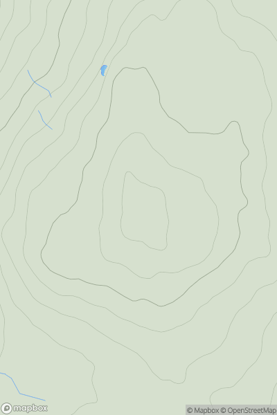 Thumbnail image for Heughscar Hill showing contour plot for surrounding peak