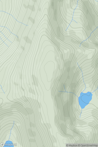 Thumbnail image for Brim Fell showing contour plot for surrounding peak