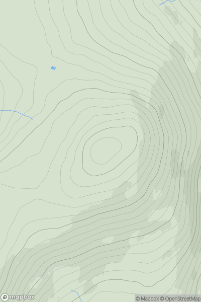 Thumbnail image for Whitfell showing contour plot for surrounding peak