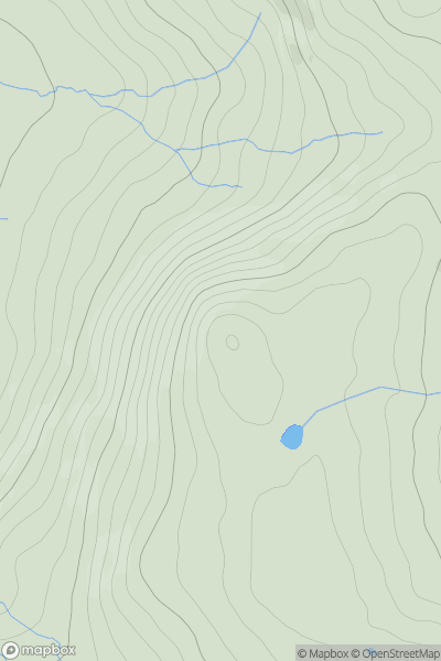 Thumbnail image for Stainton Pike showing contour plot for surrounding peak