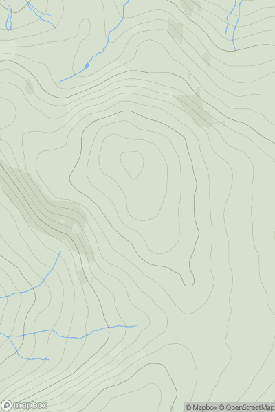 Thumbnail image for Yoadcastle showing contour plot for surrounding peak