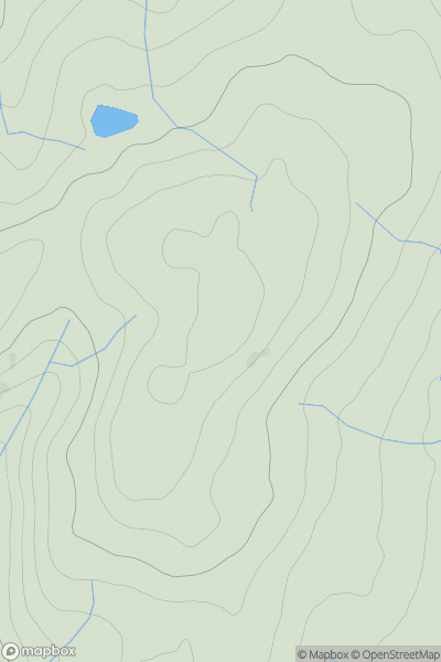 Thumbnail image for Lambrigg Fell showing contour plot for surrounding peak