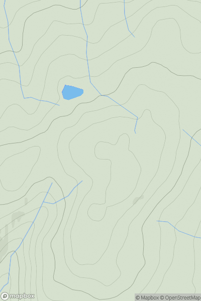Thumbnail image for Lambrigg Fell (old GR) showing contour plot for surrounding peak