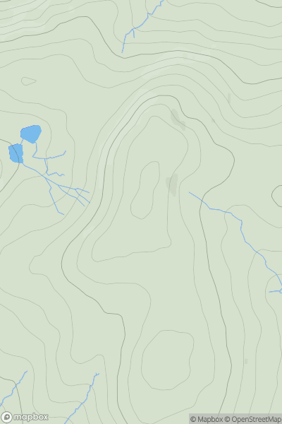Thumbnail image for Kirkby Moor (Lowick High Common) showing contour plot for surrounding peak