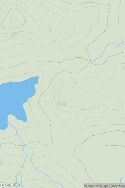 Thumbnail image for Seat How (Birker Moor) showing contour plot for surrounding peak