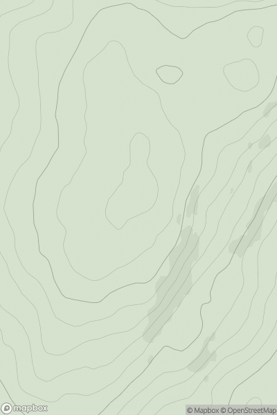 Thumbnail image for Hutton Roof Crags showing contour plot for surrounding peak