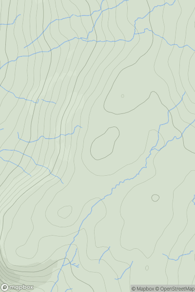 Thumbnail image for High Light Haw showing contour plot for surrounding peak