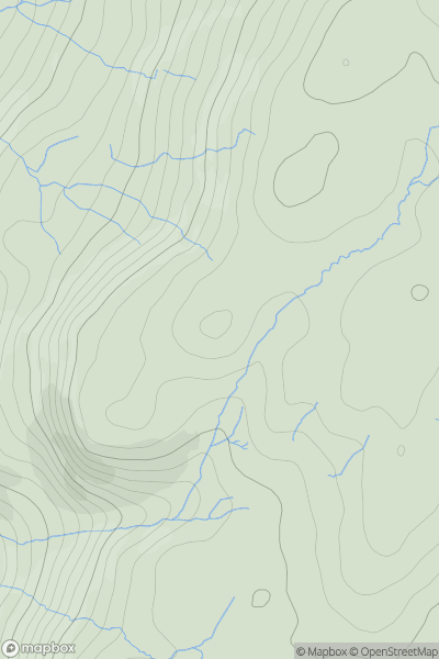 Thumbnail image for Low Light Haw showing contour plot for surrounding peak