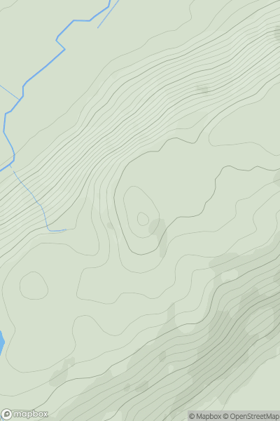 Thumbnail image for Muncaster Fell - Hooker Crag showing contour plot for surrounding peak