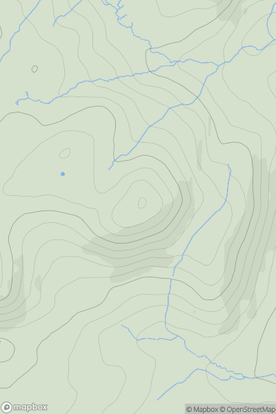 Thumbnail image for Tottlebank Height showing contour plot for surrounding peak