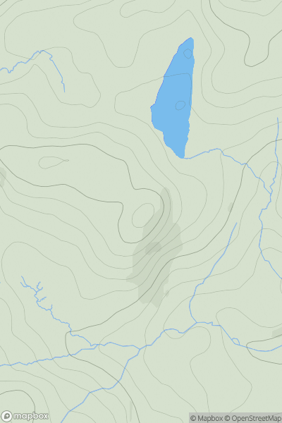 Thumbnail image for Wool Knott showing contour plot for surrounding peak