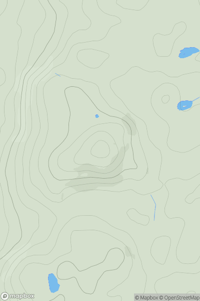 Thumbnail image for Brant Fell showing contour plot for surrounding peak