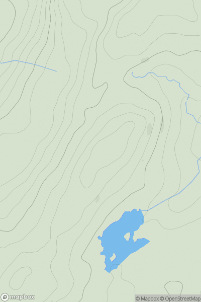 Thumbnail image for Bigland Barrow showing contour plot for surrounding peak