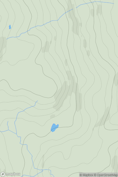 Thumbnail image for Raven's Barrow (Cartmel Fell) showing contour plot for surrounding peak