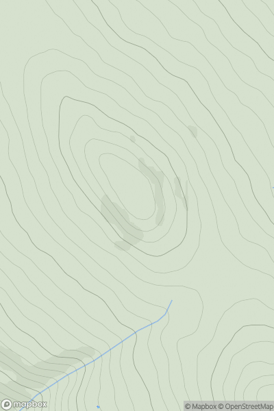 Thumbnail image for Little Dun Fell showing contour plot for surrounding peak