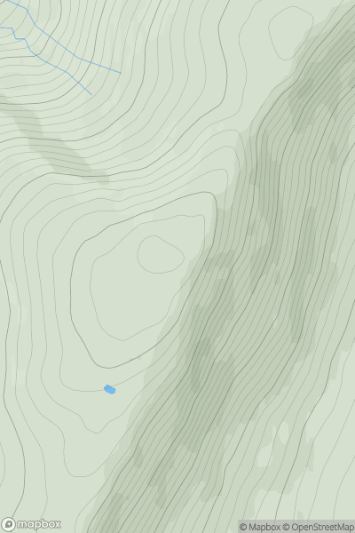 Thumbnail image for Beinn Suidhe showing contour plot for surrounding peak