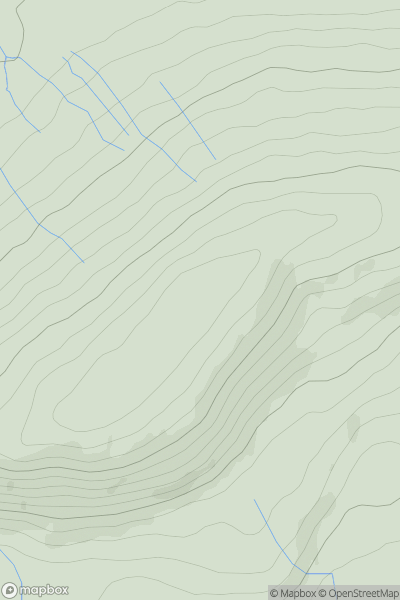 Thumbnail image for Mickle Fell showing contour plot for surrounding peak