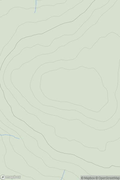 Thumbnail image for Burnhope Seat showing contour plot for surrounding peak