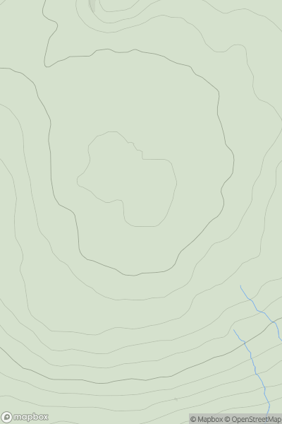 Thumbnail image for Harwood Common showing contour plot for surrounding peak