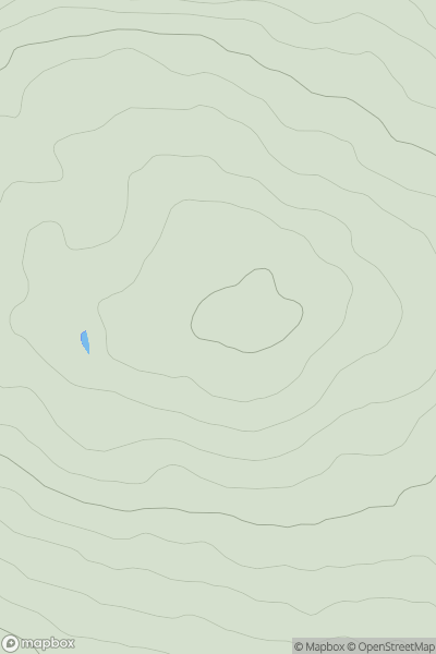 Thumbnail image for Great Stony Hill showing contour plot for surrounding peak