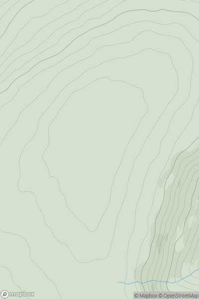 Thumbnail image for Chapelfell Top showing contour plot for surrounding peak