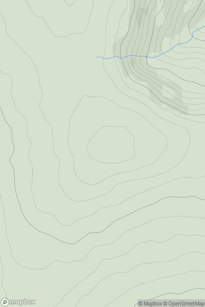 Thumbnail image for Fendrith Hill showing contour plot for surrounding peak