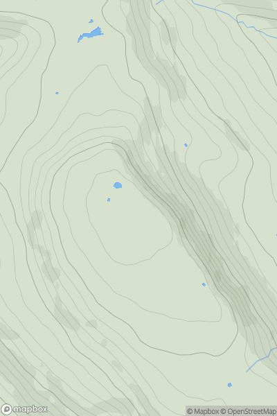 Thumbnail image for Swarth Fell showing contour plot for surrounding peak