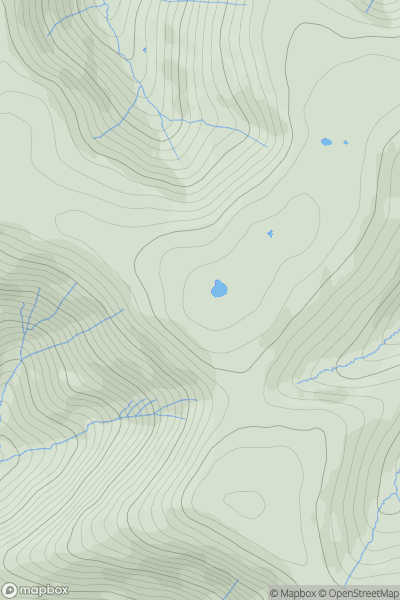 Thumbnail image for The Calf showing contour plot for surrounding peak