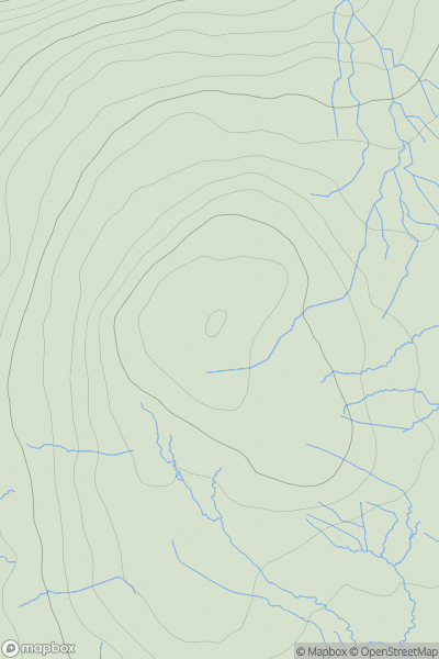 Thumbnail image for Lovely Seat showing contour plot for surrounding peak