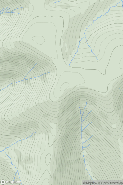 Thumbnail image for Calders showing contour plot for surrounding peak