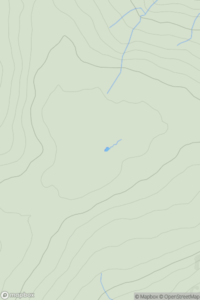 Thumbnail image for Knoutberry Hill showing contour plot for surrounding peak