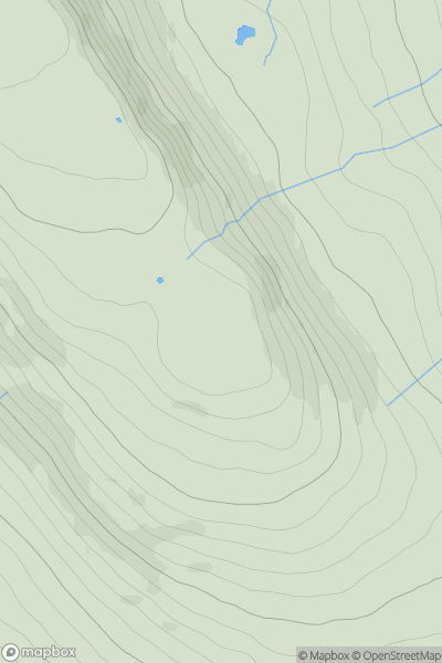 Thumbnail image for Swarth Fell Pike showing contour plot for surrounding peak