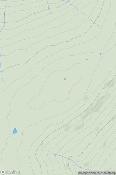 Thumbnail image for Tom Smith's Stone Top showing contour plot for surrounding peak