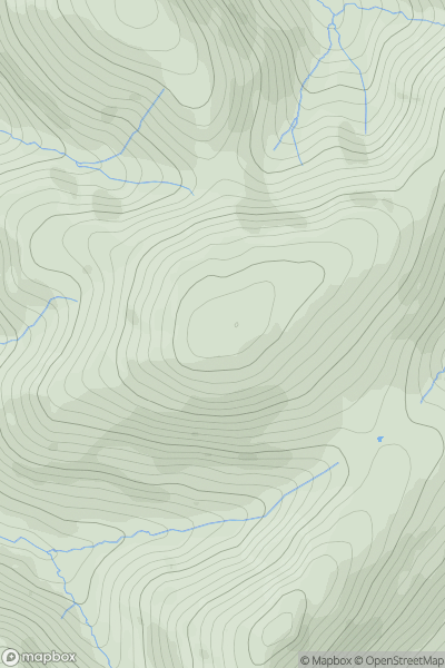 Thumbnail image for Randygill Top showing contour plot for surrounding peak