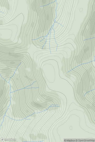 Thumbnail image for Bush Howe showing contour plot for surrounding peak