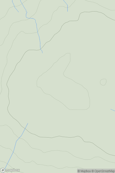 Thumbnail image for Bellbeaver Rigg showing contour plot for surrounding peak