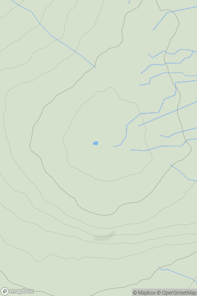 Thumbnail image for Bink Moss showing contour plot for surrounding peak