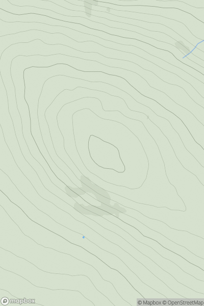 Thumbnail image for Thack Moor showing contour plot for surrounding peak