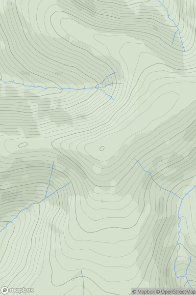 Thumbnail image for Arant Haw showing contour plot for surrounding peak