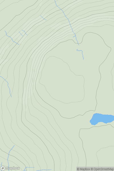 Thumbnail image for Fountains Fell showing contour plot for surrounding peak