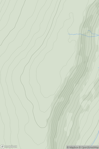 Thumbnail image for Gragareth showing contour plot for surrounding peak