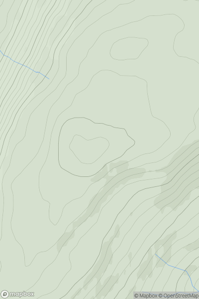 Thumbnail image for Drumaldrace showing contour plot for surrounding peak