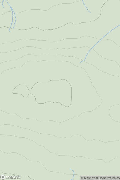 Thumbnail image for Rombalds Moor (Ilkley Moor) showing contour plot for surrounding peak